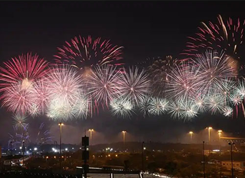 阳新县焰火晚会